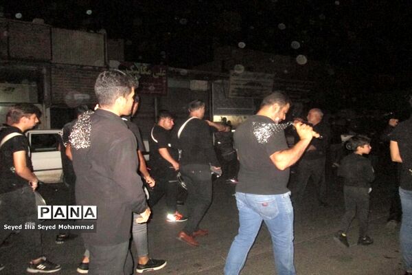 عزاداری شب عاشورا حسینی در قیامدشت