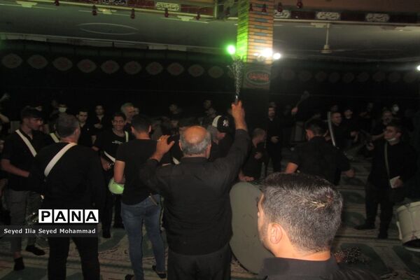 عزاداری شب عاشورا حسینی در قیامدشت