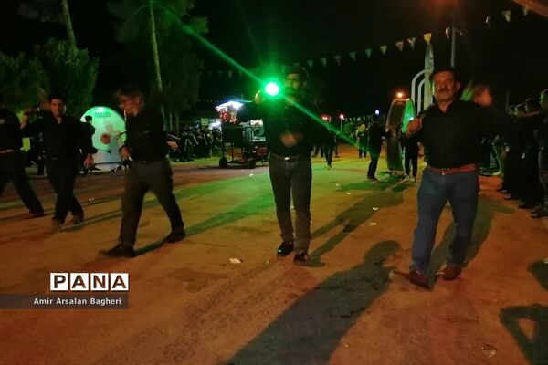 مراسم عزاداری شب عاشورا در شهرستان خرامه