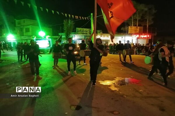 مراسم عزاداری شب عاشورا در شهرستان خرامه