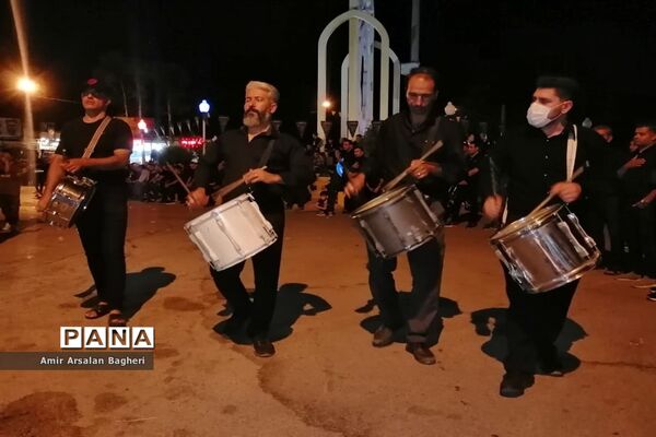 مراسم عزاداری شب عاشورا در شهرستان خرامه