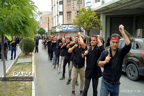عزاداری عاشورای حسینی در شهرستان نور