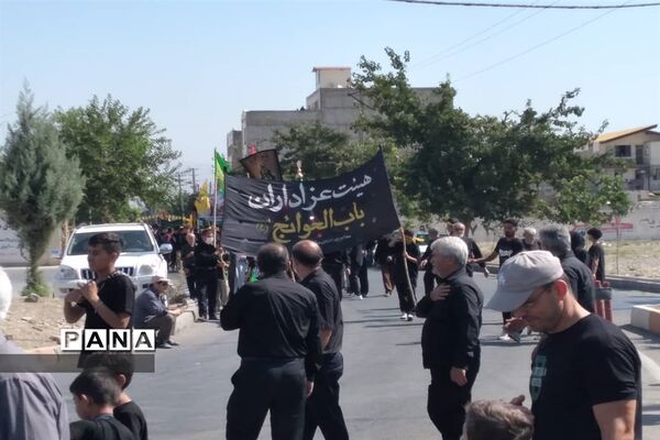 برگزاری عزاداری عاشورای حسینی در محمد شهر کرج