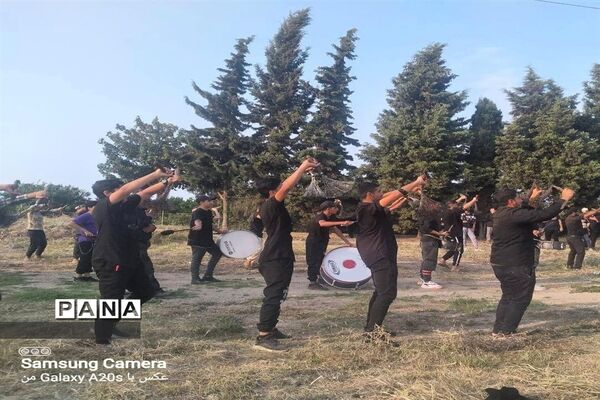 عزاداری عاشورا حسینی در روستای دلمرز