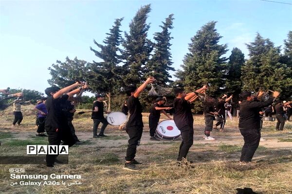 عزاداری عاشورا حسینی در روستای دلمرز
