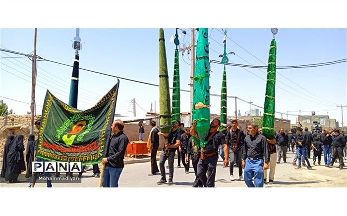 برگزاری مراسم دیرینه عَلَم‌خَبَر در ماه محرم توسط برخی از روستاهای نیشابور