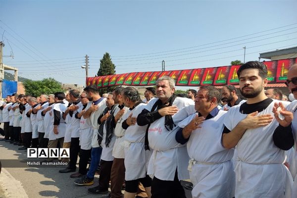 مراسم سینه‌زنی عاشورای حسینی در شهرستان رامیان