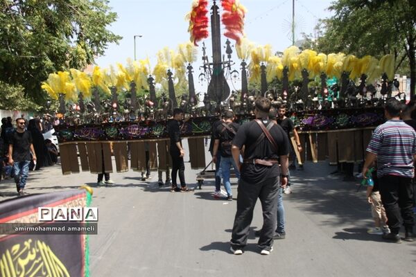 مراسم عزاداری عاشورای حسینی درشهرستان البرز