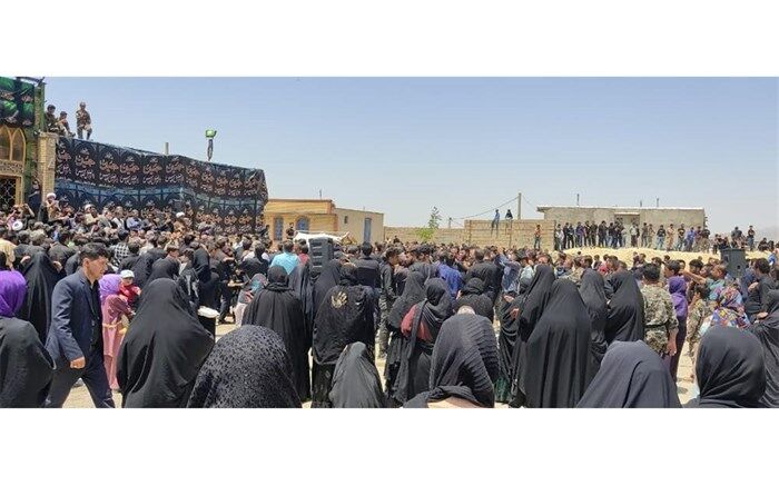 شهرستان مارگون در روز عاشورای حسینی غرق ماتم و اندوه شد