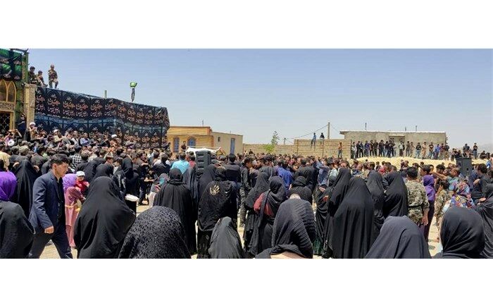 شهرستان مارگون در روز عاشورای حسینی غرق ماتم و اندوه شد