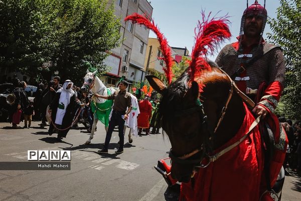 عزاداران حسینی در ظهر عاشورا