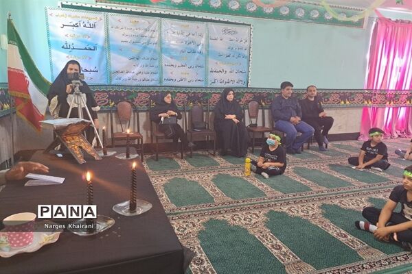 برگزاری مراسم عزاداری و هیات دانش‌آموزی مدرسه قائم شهرستان رباط‌کریم