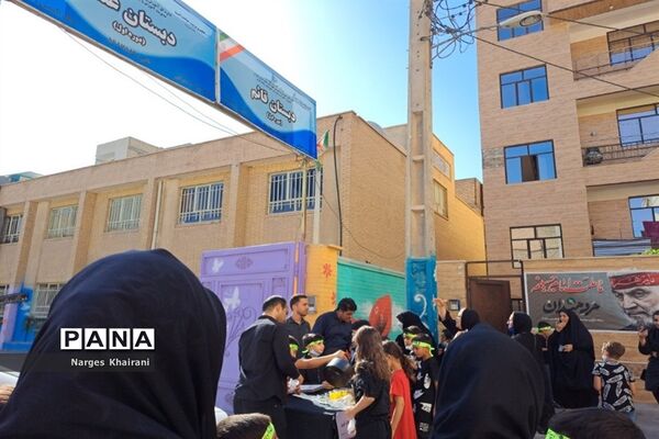 برگزاری مراسم عزاداری و هیات دانش‌آموزی مدرسه قائم شهرستان رباط‌کریم