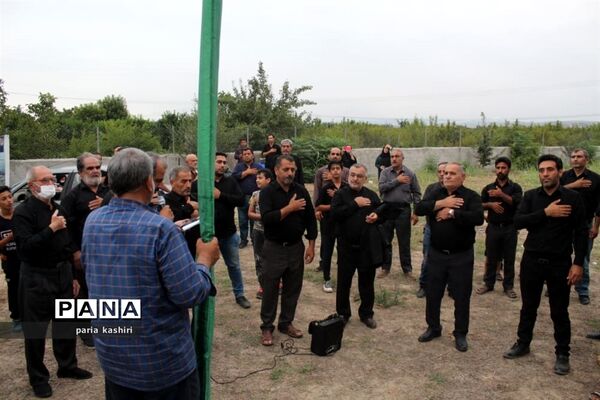 مراسم شام غریبان امام حسین در روستای چمان