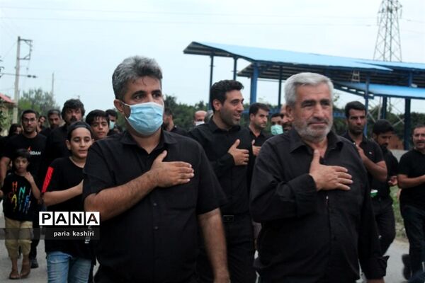 مراسم شام غریبان امام حسین در روستای چمان