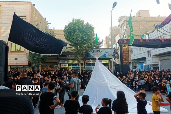 مراسم عزاداری عاشورای حسینی در شهرستان بهارستان