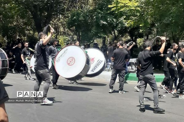 دسته‌عزاداری امام حسین (ع) در روز عاشورا در شهرری