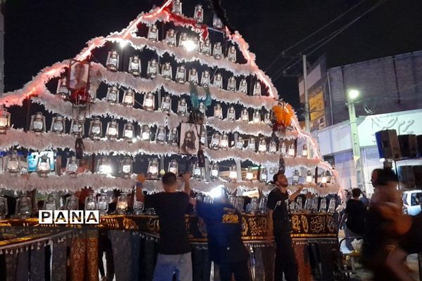 عزاداری شب عاشورا در سطح شهرستان قدس همراه با تعزیه‌خوانی