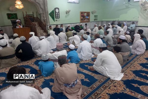 سوگواری اهل سنت چابهار در عزای سید الشهدا(ع)