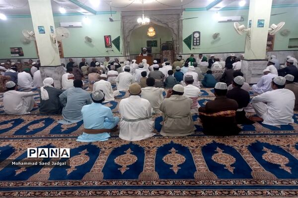 سوگواری اهل سنت چابهار در عزای سید الشهدا(ع)