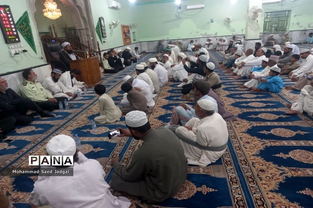 سوگواری اهل سنت چابهار در عزای سید الشهدا(ع)