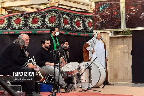 هنرنمایی شبیه‌خوانان آیین سنتی تعزیه در فرهنگسرای خاوران