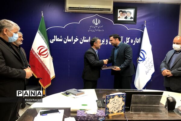 مراسم تودیع و‌معارفه سرپرست سازمان دانش‌آموزی استان