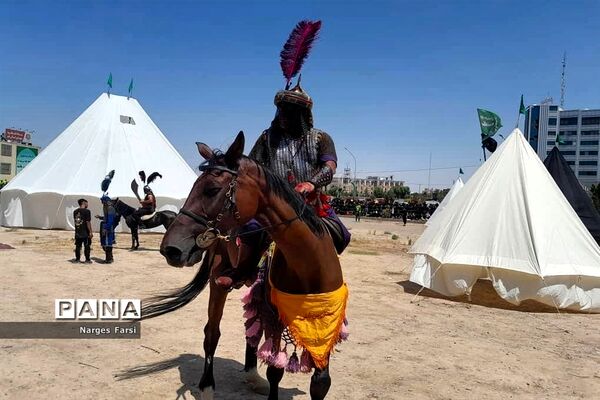آئین تعزیه‌خوانی و آتش‌زدن خیمه‌ها در قم