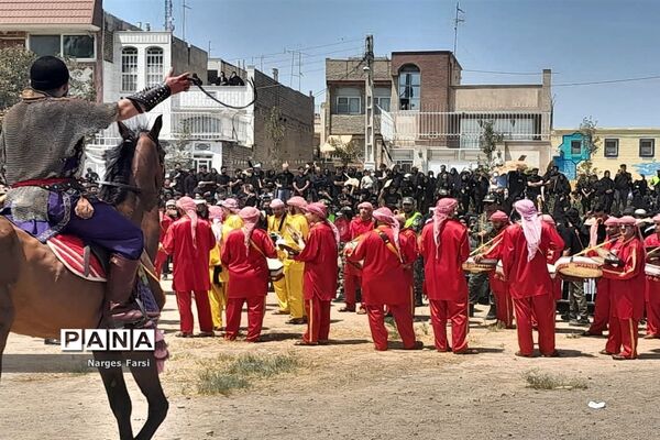 آئین تعزیه‌خوانی و آتش‌زدن خیمه‌ها در قم