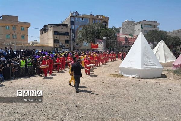 آئین تعزیه‌خوانی و آتش‌زدن خیمه‌ها در قم