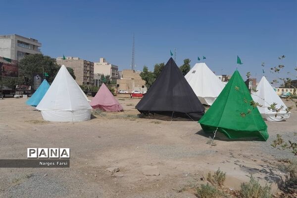 آئین تعزیه‌خوانی و آتش‌زدن خیمه‌ها در قم