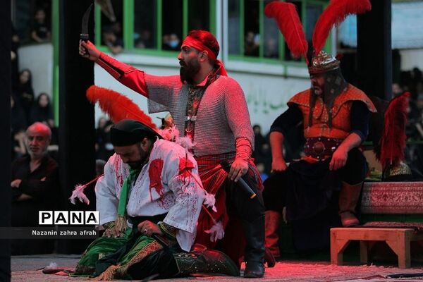 مراسم تعزیه‌خوانی در رینه لاریجان
