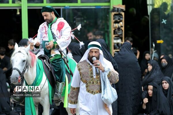 مراسم تعزیه‌خوانی در رینه لاریجان