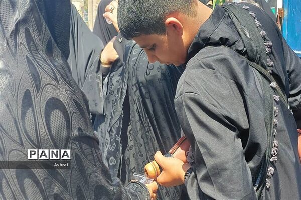 مراسم ظهر عاشورا در حسینیه شهر بافران
