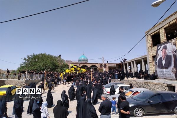 عزاداری مردم روستای بیدهند قم در ایام محرم
