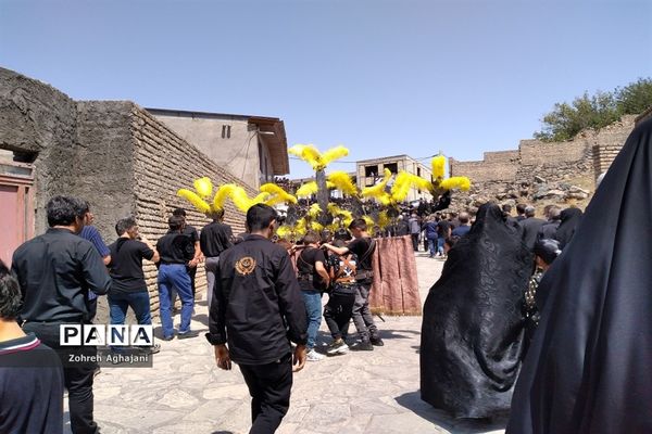عزاداری مردم روستای بیدهند قم در ایام محرم
