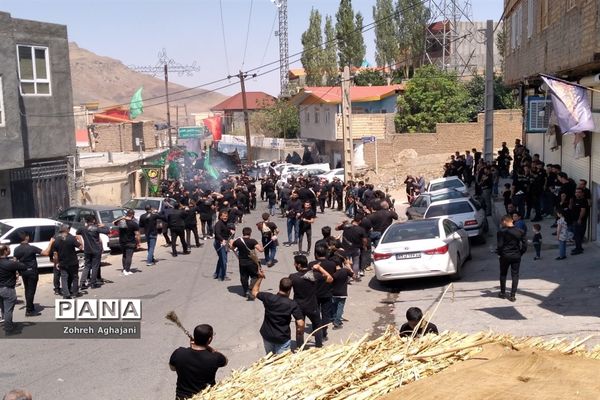 عزاداری مردم روستای بیدهند قم در ایام محرم