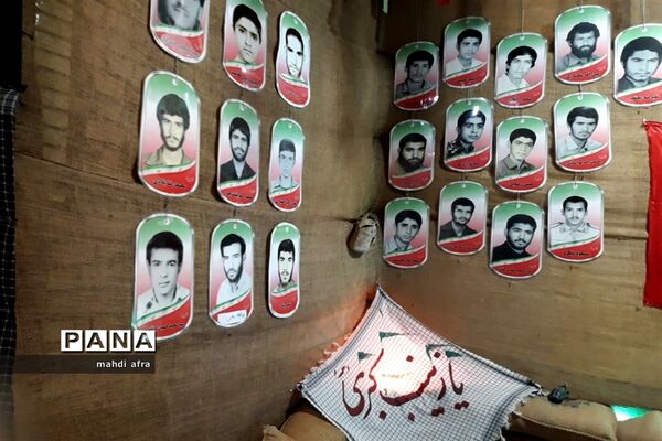 برپایی نمایشگاه مدافع مظلومان حاج قاسم سلیمانی در مسجد امام حسن مجتبی (ع)بهبهان