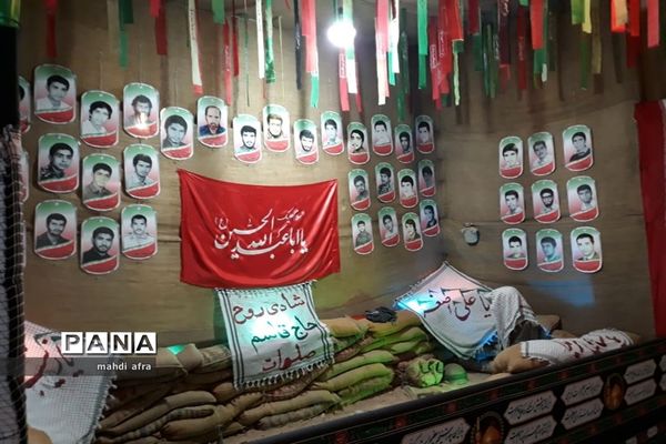 برپایی نمایشگاه مدافع مظلومان حاج قاسم سلیمانی در مسجد امام حسن مجتبی (ع)بهبهان