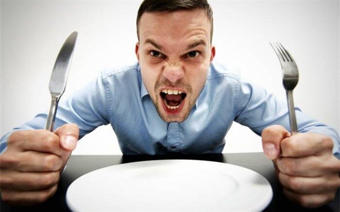 چرا وقتی گرسنه‌ایم عصبانی می‌شویم؟