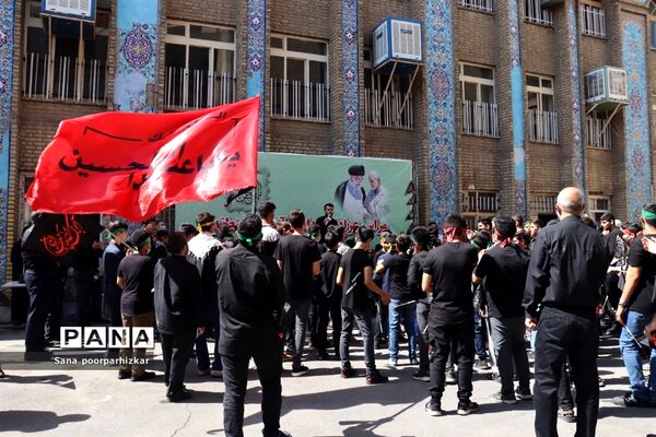 عزاداری نوجوانان عاشورایی هیات شهید حاج قاسم سلیمانی منطقه ۱۱