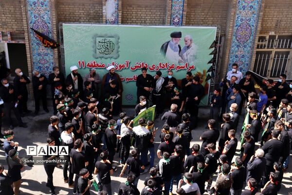 عزاداری نوجوانان عاشورایی هیات شهید حاج قاسم سلیمانی منطقه ۱۱