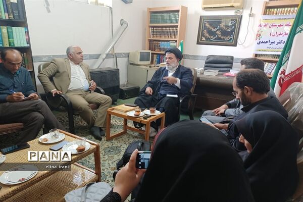 دیدار اصحاب رسانه شرق استان مازندران با امام جمعه گلوگاه