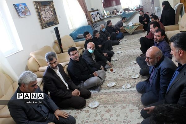 دیدار با خانواده شهید مدافع حرم در بهنمیر