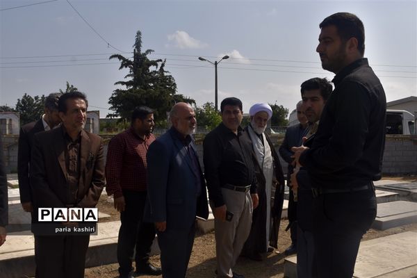 دیدار با خانواده شهید مدافع حرم در بهنمیر