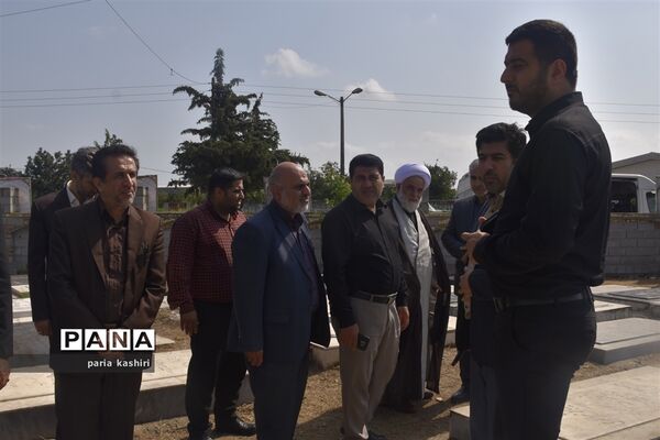 دیدار با خانواده شهید مدافع حرم در بهنمیر