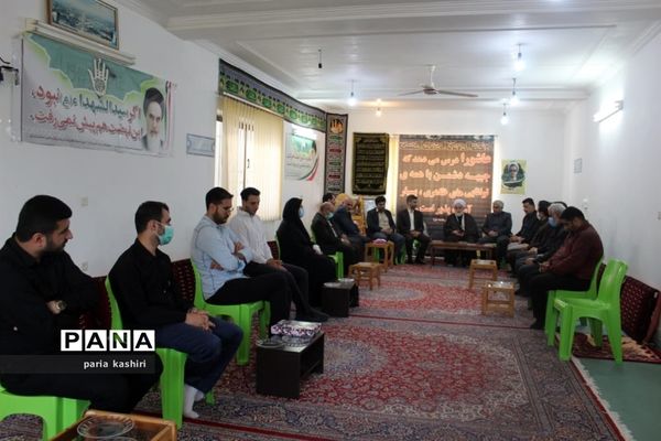 دیدار با خانواده شهید مدافع حرم در بهنمیر