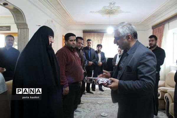 دیدار با خانواده شهید مدافع حرم در بهنمیر