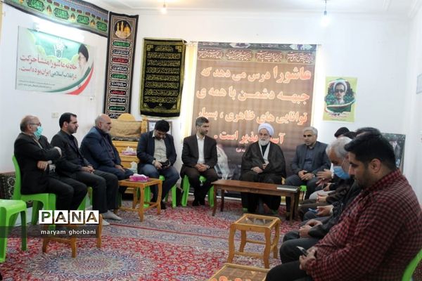 دیدار با خانواده شهید مدافع حرم در بهنمیر