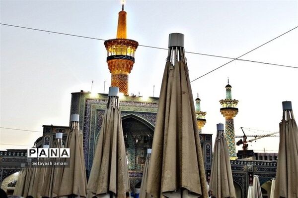 حرم مطهر رضوی در محرم